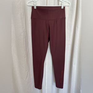 Peloton Show Up Purple/Burgundy Leggings Size Large